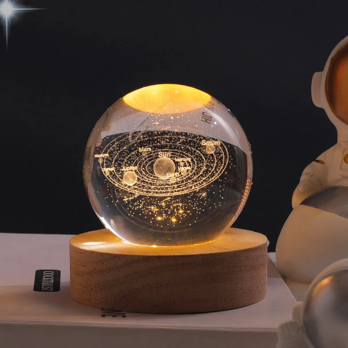 The Astro Light™  Crystal Lamp
